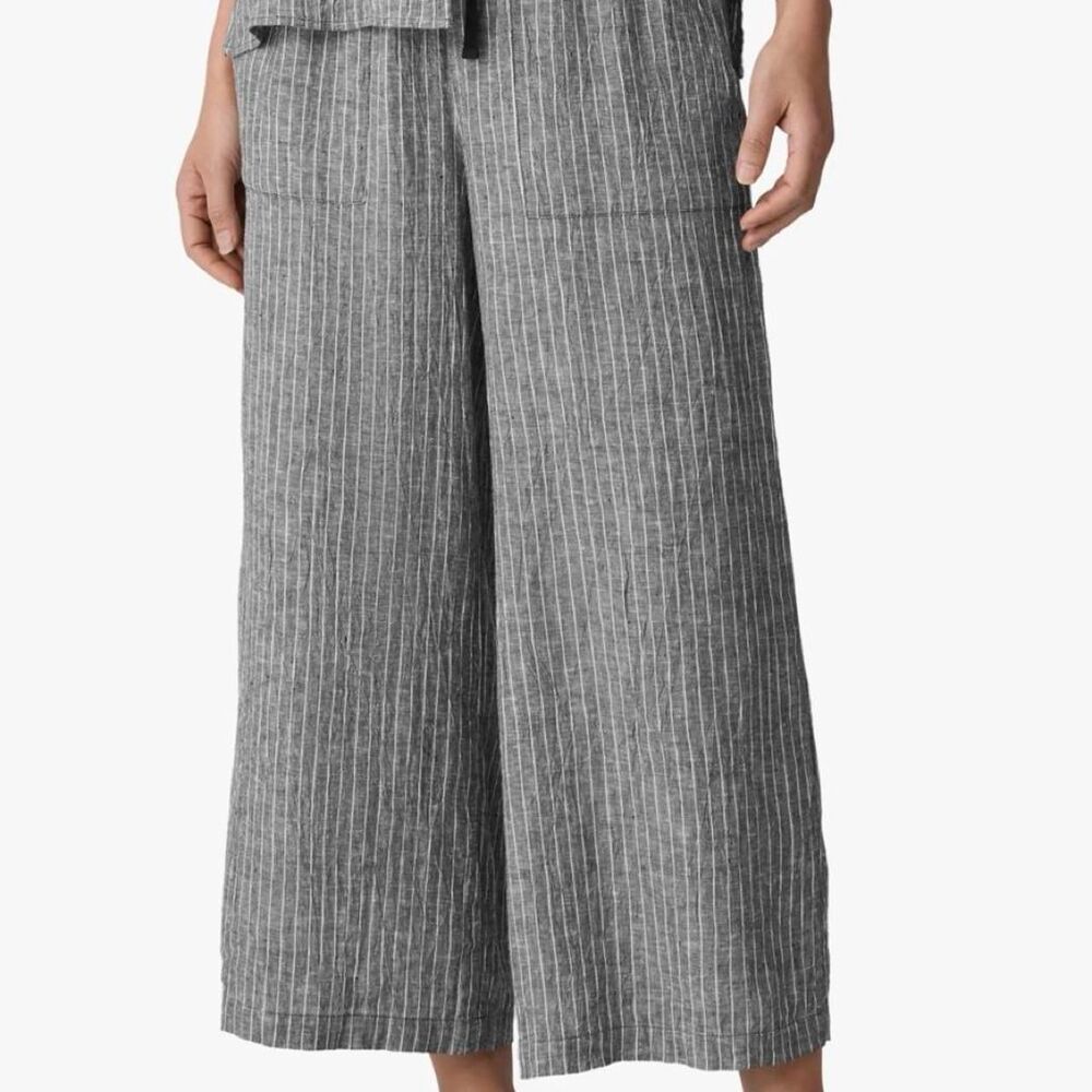 Eileen-fisher Women's Grey Trousers